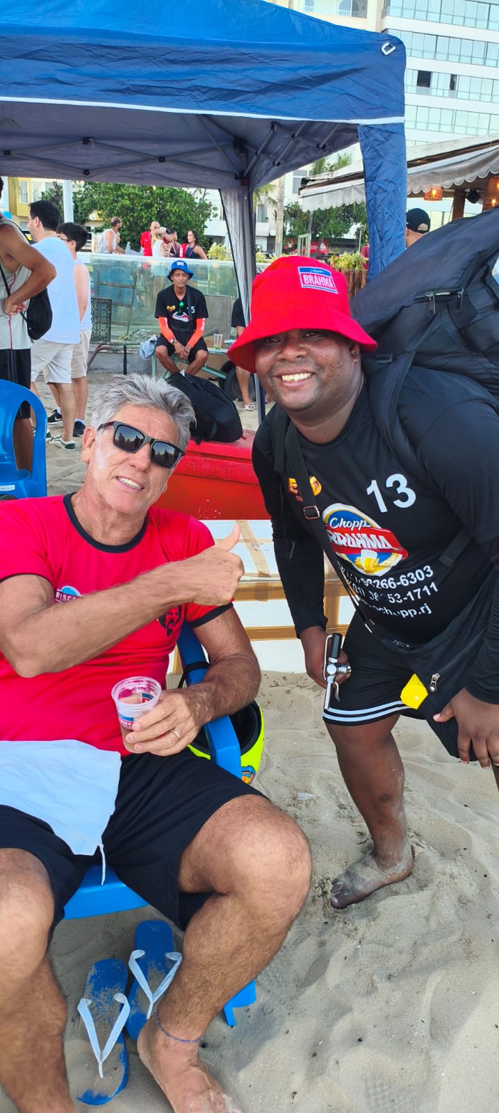 Atendimento e operação na praia