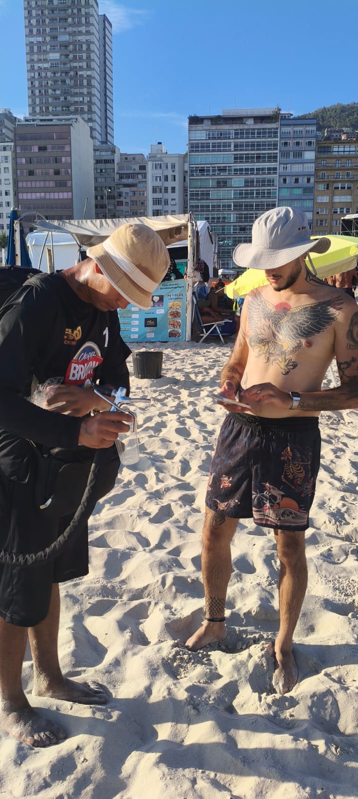 Atendimento e operação na praia